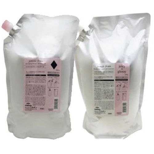 ミルボン ジェミールフラン シャンプー ダイヤ D 2500ml + トリートメント ジューシーグロッシー 2500g 詰替・業務用セット