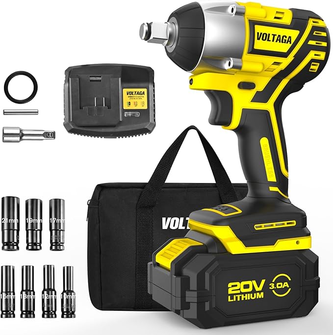 インパクトレンチ 電動インパクトレンチ タイヤ交換 20V 3000mAh 強力400N.mトルク 電動インパクト 車用 3000rpm無断変速 快速充電 LEDライト付き コードレス ブラシレスモー