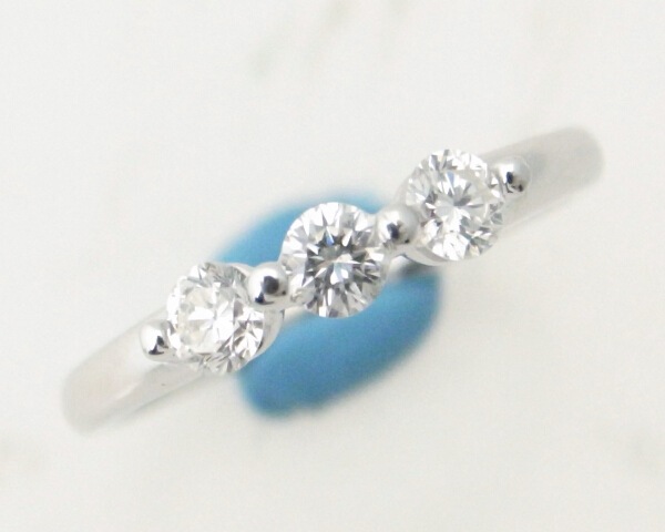 【 大感謝セール】 ダイヤモンドリング K18WG(18金 指輪 9.5号 ホワイトゴールド) 指輪