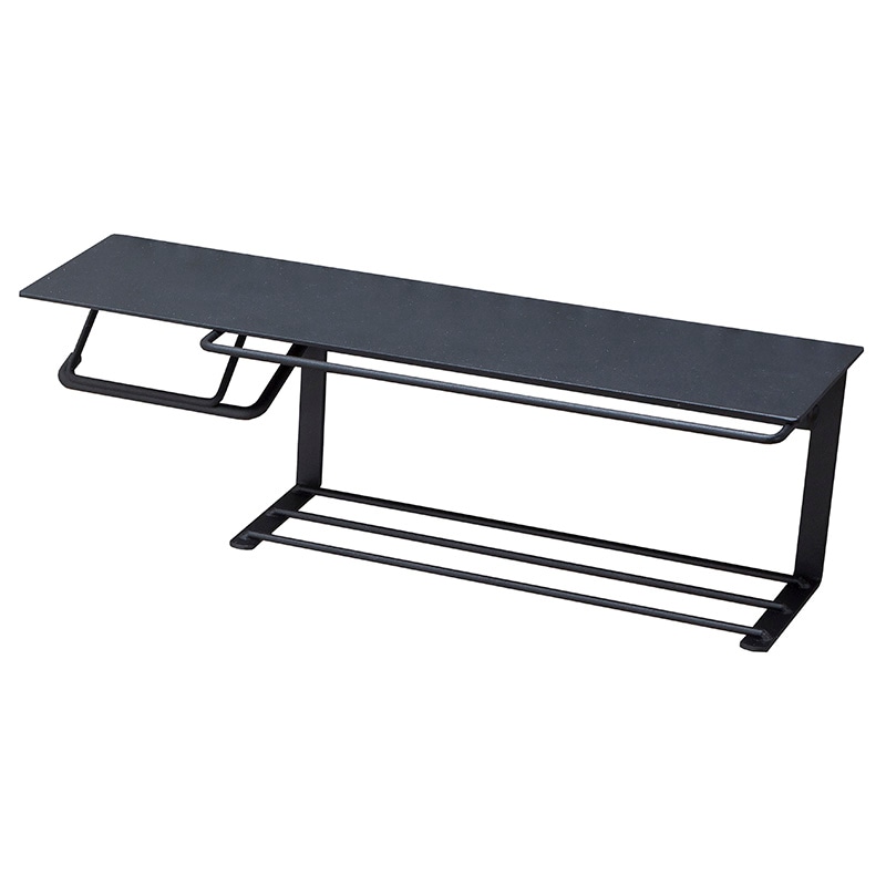 トイレットペーパーホルダー（ストックtype）　SIN-32　BK/IV