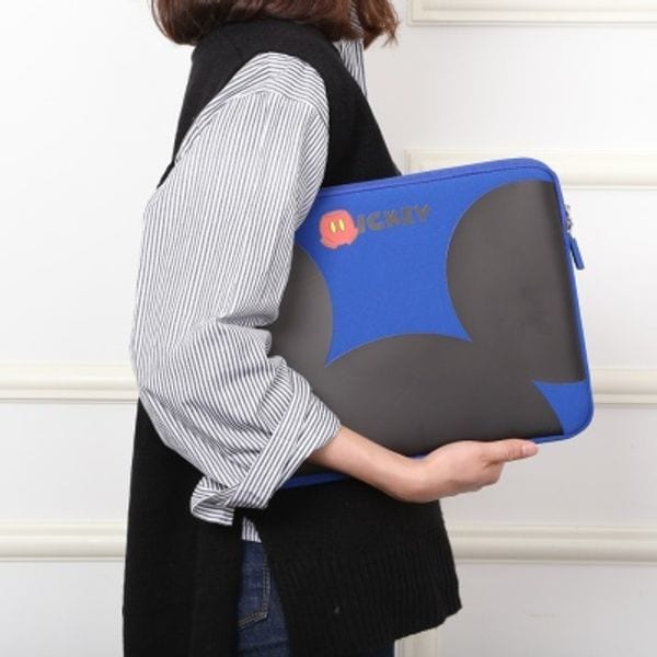 純正品 ライセンス マックブック Samsung ディズニーポーチ 15インチ_ブルー