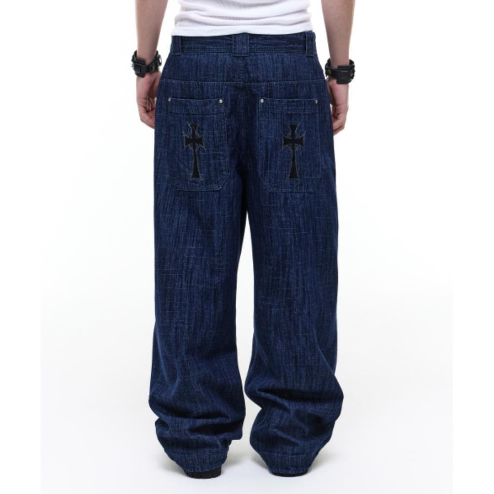 OPUS0012 Op 09 SIG LIQUID DENIM PANTS INDIGO OP5B1D6500I
