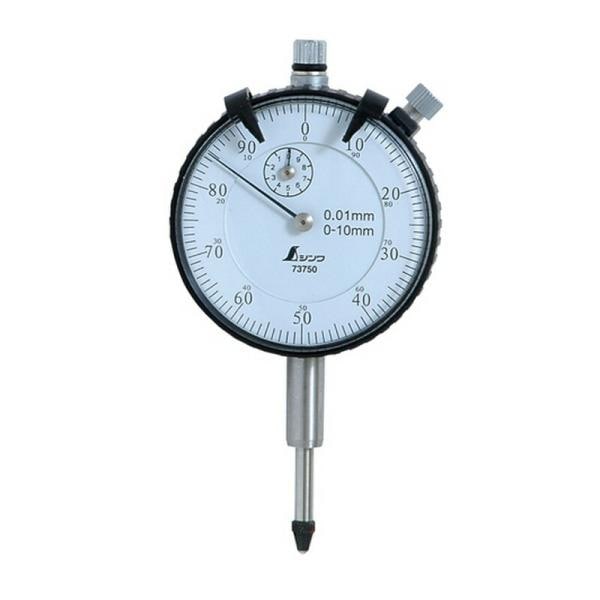 シンワ ダイヤルゲージ 標準型 73750 大工道具 測定具 精密測定工具