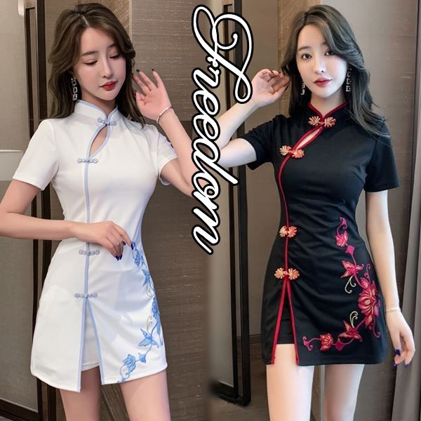 大きいサイズ チャイナミニドレス 着物 キャバ ドレス キャバドレス ミニドレス ワンピ セクシー ボディコン コスプレ 衣装 キャバ嬢 制服 パーティー 大きいサイズ インスタ 撮影 アイドルセク