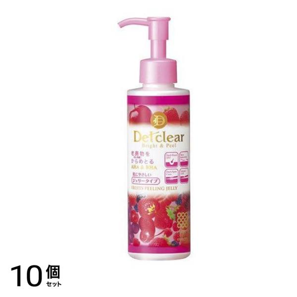 DETクリア ブライト&ピール ピーリングジェリー ミックスベリーの香り 180mL 10個セット