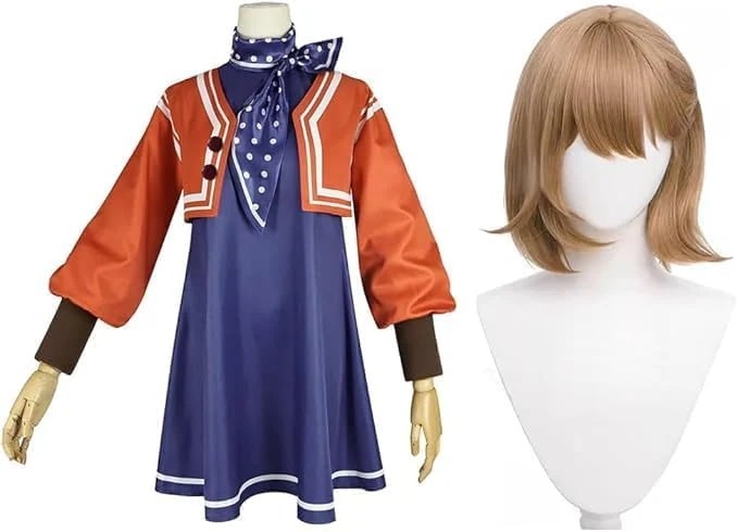 ウィッグ 星锑 Regulus 風 豪華セット コスチューム イベント 音楽会 パーティー 演出服 文化祭