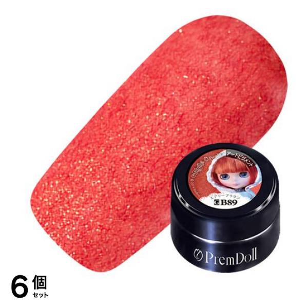 プリジェル プリムドールカラー×ブライス グリッター DOLL-B89 エアリーブラウン 3g 6個セット