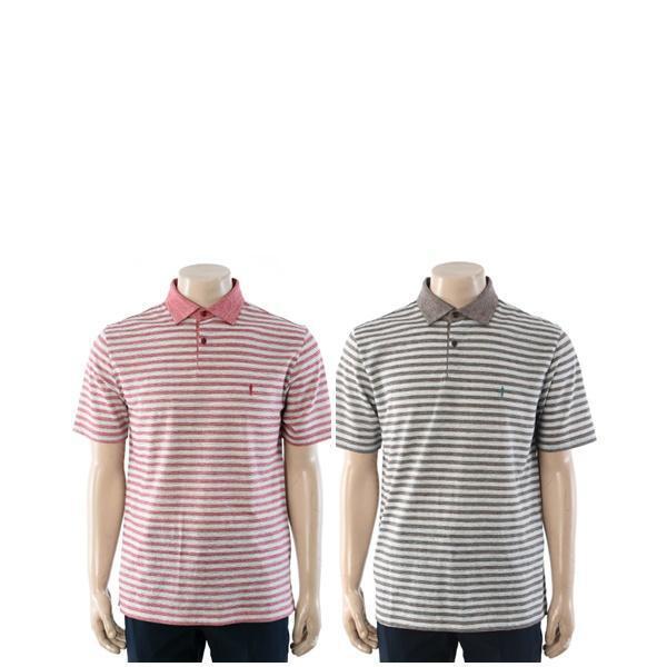 YJFMTS457_半袖リネン混ストライプTシャツ