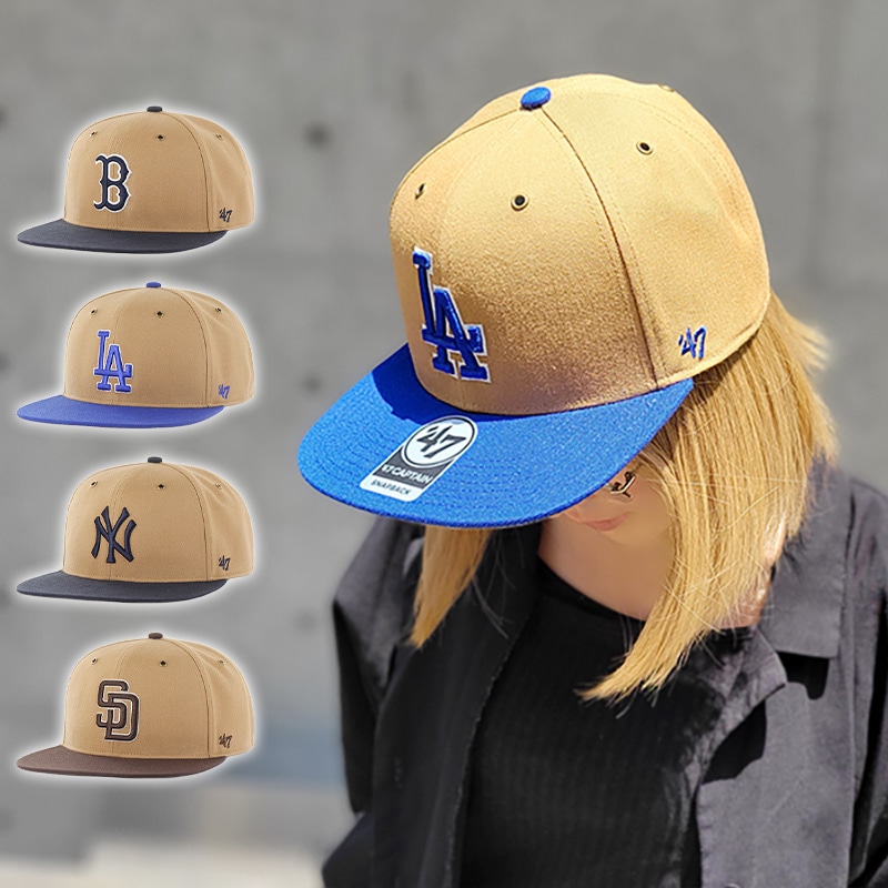 キャップ 帽子 ワークキャップ キャップ帽 キャプテン ドジャース ヤンキース チームロゴ WORK SHOP CAPTAIN