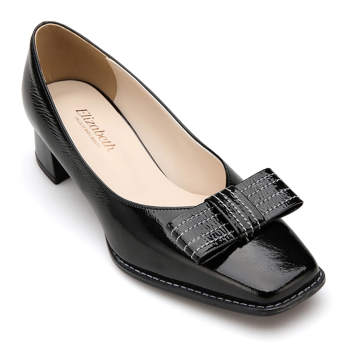 エリザベート リボン パンプス EL21094