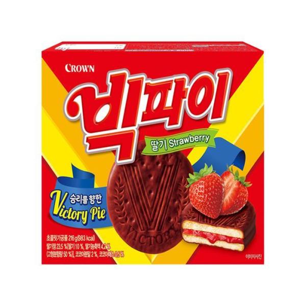 その他 クラウン ビッグパイ イチゴ 324g x 12個