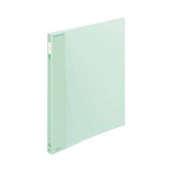 （まとめ）コクヨ ポップリングファイル（スリム）A4タテ 2穴 100枚収容 背幅21mm 緑 フ-PS410G 1セット（10冊）(×3セット)