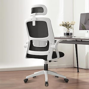 Supsea オフィスチェア 椅子 テレワーク 疲れない デスクチェア パソコンチェア ワークチェア おしゃれ 通気性 跳ね上げ式アームレスト ロッキング機能 在宅勤務 事務椅子 勉強椅子（3色）