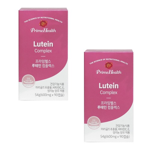 プライムヘルスルテインコンプレックス600mg x 90カプセルx 2本