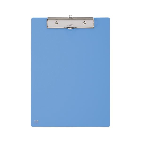 （まとめ）ライオン事務器 PETカラー用箋挟A4タテ ブルー No.220K 1枚 (×10セット)