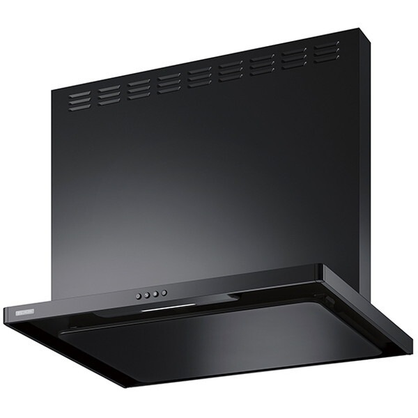 ASR-3A-7526RSBK スモーキーブラック スタンダード レンジフード 間口750mm 高さ600mm 右排気 前幕板付属横幕板別売