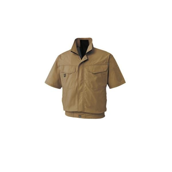 SUN－S 空調風神服 半袖ブルゾン KF91450キャメルLL ワークサポート サポート用品 電動ファン用ウエア 5,422円