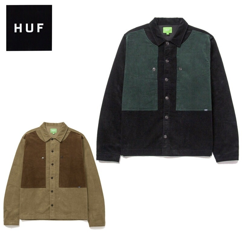 ハフ MARINA BOX OVERSHIRT オーバーシャツジャケット アウター/男性用/メンズ[BB]