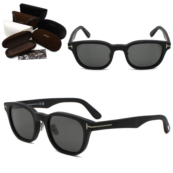 サングラス FT1231-D/S 02A 49 サングラス EYEWEAR TF1231 マットブラック グレー アジアンフィット メンズ レディース ユニセックス 30,745円