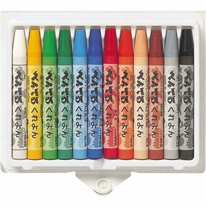 (まとめ) ぺんてる くれよん 12色(各色1本) PTCR-12 1箱 (×20セット)