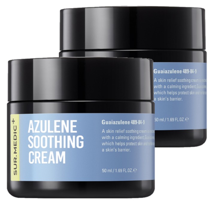 アズレン カーミング クリーム 50ml × 2個 「保湿バリア」「しっとりツヤ肌」「敏感肌 ケア」「弱酸性 スキンケア」