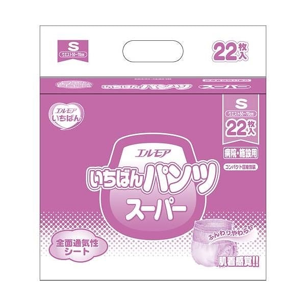 カミ商事 いちばんパンツスーパーS22枚x6P
