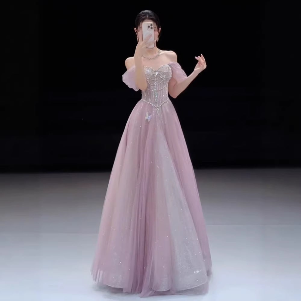 ミディアムドレス 入学式 通気性 卒業式ドレス パーティードレス 結婚式ドレス 宴会用ドレス個性的な高級感花嫁の乾杯用ドレス婚約用ドレスエレガントなイブニングドレス