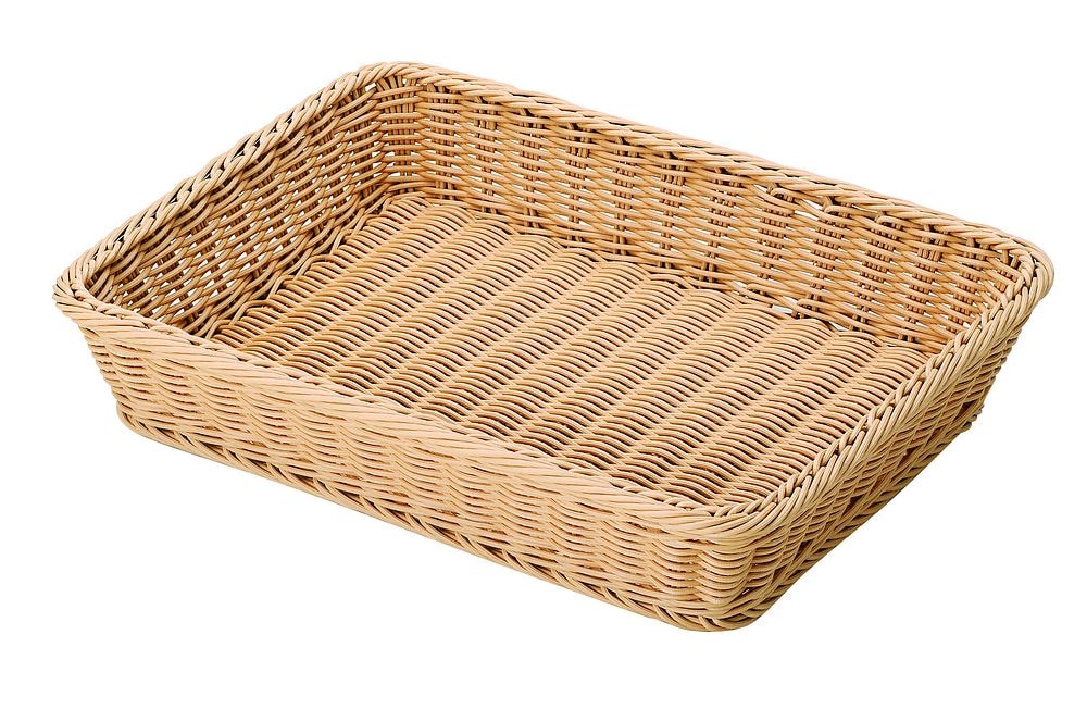 （まとめ買い）トーダイ PPラタン ベーカリーバスケット 深型40型VB-903-IV アイボリー [x3]