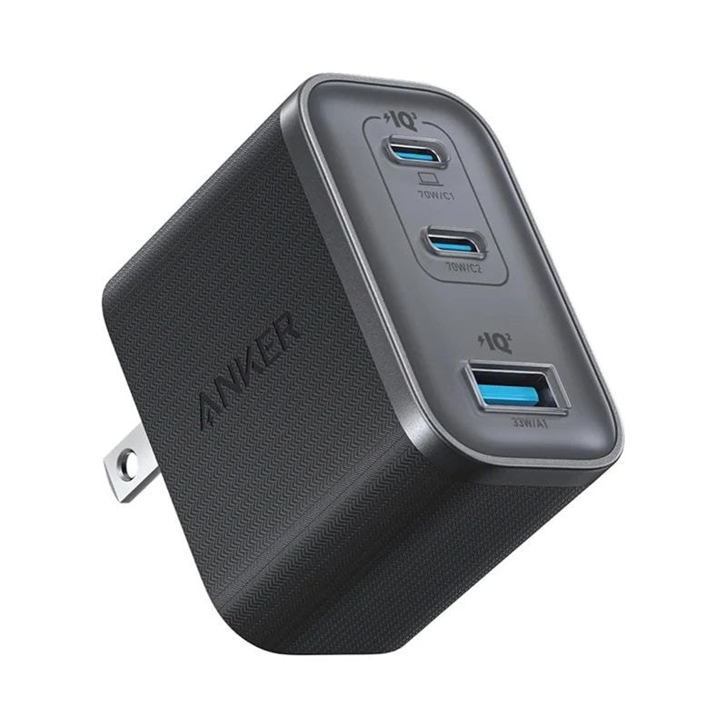 Anker A121AN11 USB急速充電器 USB-C×2ポート/USB-A×1ポート（ブラック） A121AN11