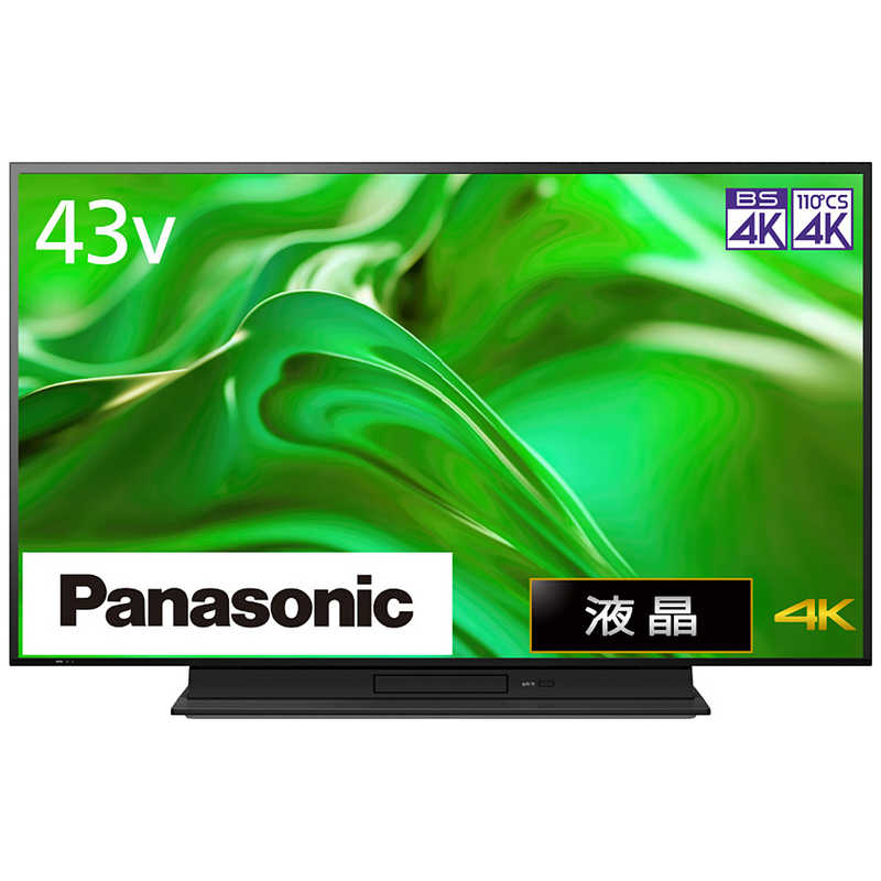 パナソニック　Panasonic　液晶テレビ VIERA ビエラ [ 43V型 / 4Kチューナー内蔵 / ブルーレイ内蔵 / YouTube 対応 ]　TH-43MR770（標準設置無料）