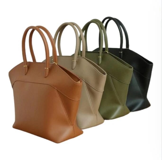 本革 トートバッグ レディース 上質牛革100％ A4対応 大容量 天ファスナー 通勤 ビジネス カジュアル　本革トートバッグ レザー ハンドバッグ