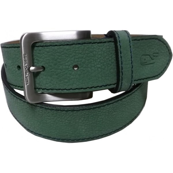 ヴィニヤードヴァインズ 本革製 レザーベルト グリーン vineyard vines VV4-033