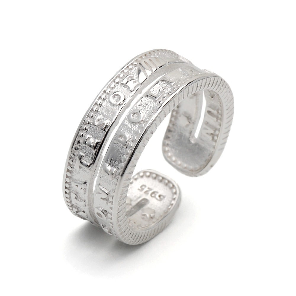 925 アメリカの1ドルコインをモチーフにしたリング [cr579]