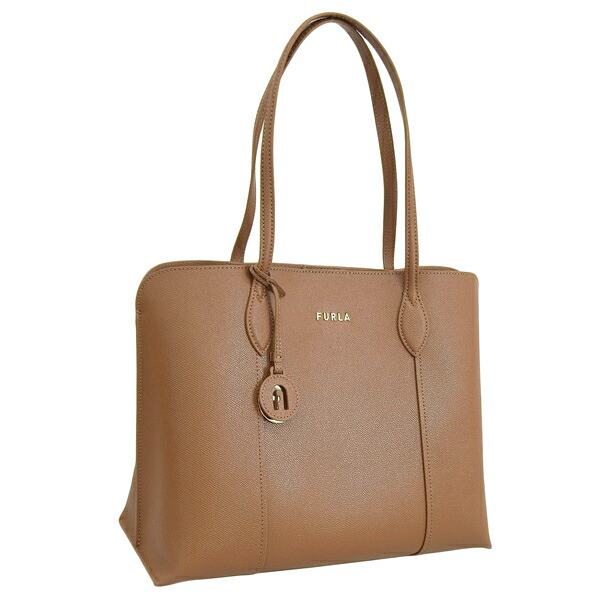 フルラ バッグ レディース トートバッグ アウトレット レザー ブラウン VITTORIA L TOTE WB00418BX030603B00 FURLA A4対応