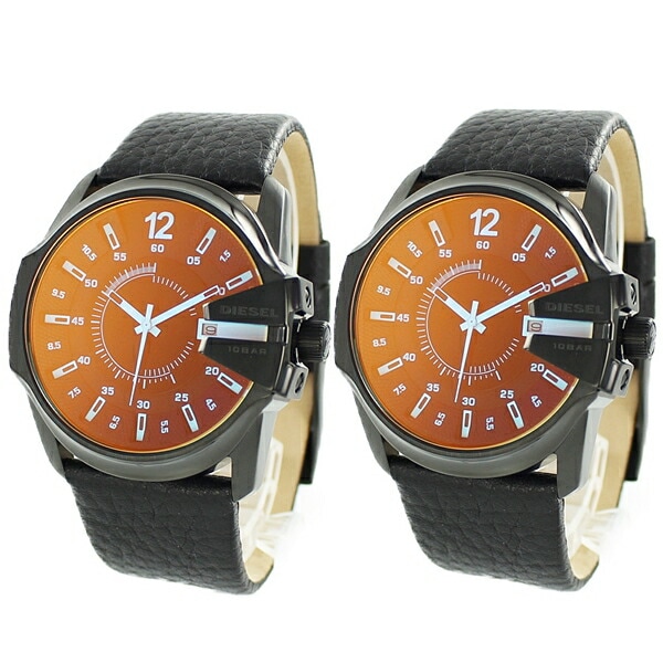 ディーゼル 時計 ペアウォッチ シェア Master Chief マスターチーフ ブラックポラライザー デイカレンダー DZ1657DZ1657 誕生日プレゼント ポイント消化