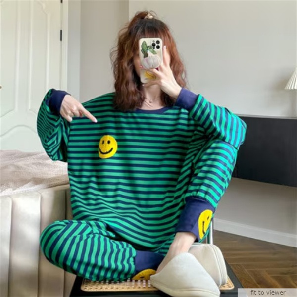 春夏新作 ２点セット パジャマ 大人気 ルームウェア 上下セットレディース 長袖 韓国ファッション 部屋着 5,060円