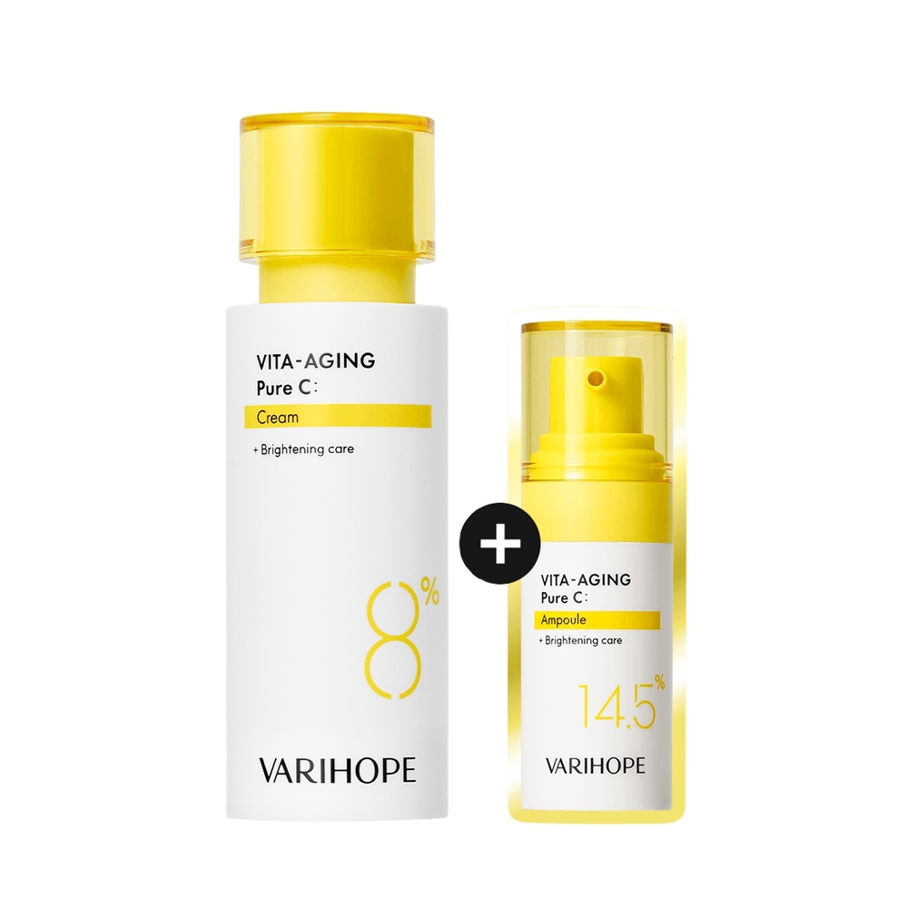 [8日美白リニューアル] ベリーホップ ビタエイジング ピュアシー クリーム 企画セット (クリーム40ml+アンプル10ml)