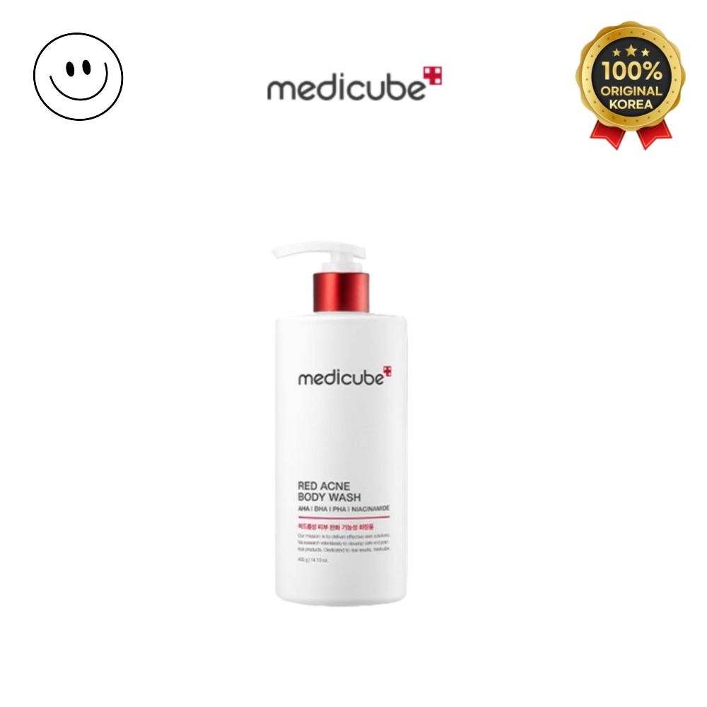 [和解1位] メディキューブ レッド アークネ ボディウォッシュ 400g （背中ニキビボディウォッシュ）韓国化粧品