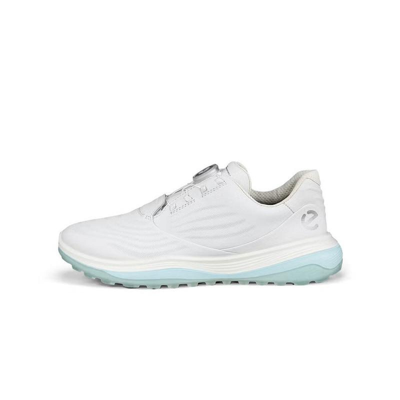 女性ゴルフシューズ ホワイト スパイクレス ハイブリッド 練習靴 2025FW