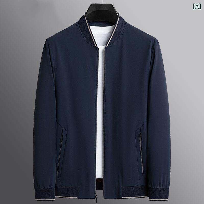 メンズ ファッション 春 ジャケット 軽量 涼しい 野球 襟 ショート カジュアル ビジネス 野球 ジャケット 32,967円
