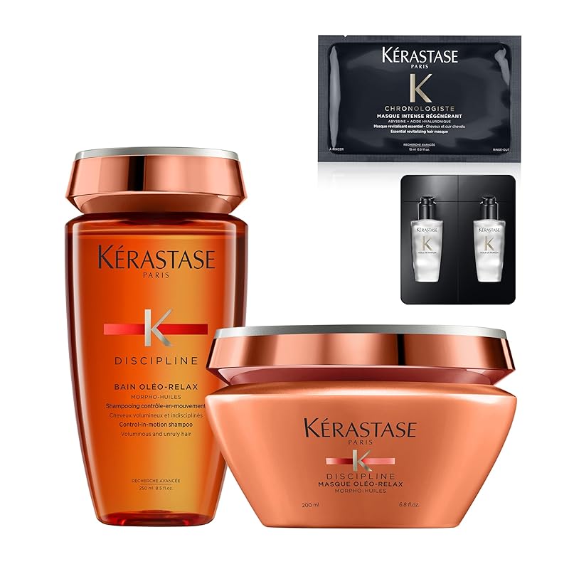 ケラスターゼ シャンプー バン オレオ リラックス 250mL + ヘアマスク マスク オレオ リラックス 200mL 試供品付き（クロノロジスト ヘアマスク 15ml ＋ ヘアオイル 4ml）