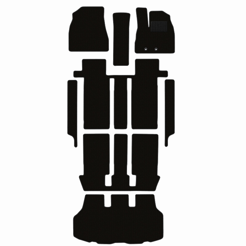 トヨタ ノア ヴォクシー エスクァイア 80系 フロアマット + ステップマット + ラゲッジマット( トランクマット) [16色から選択]