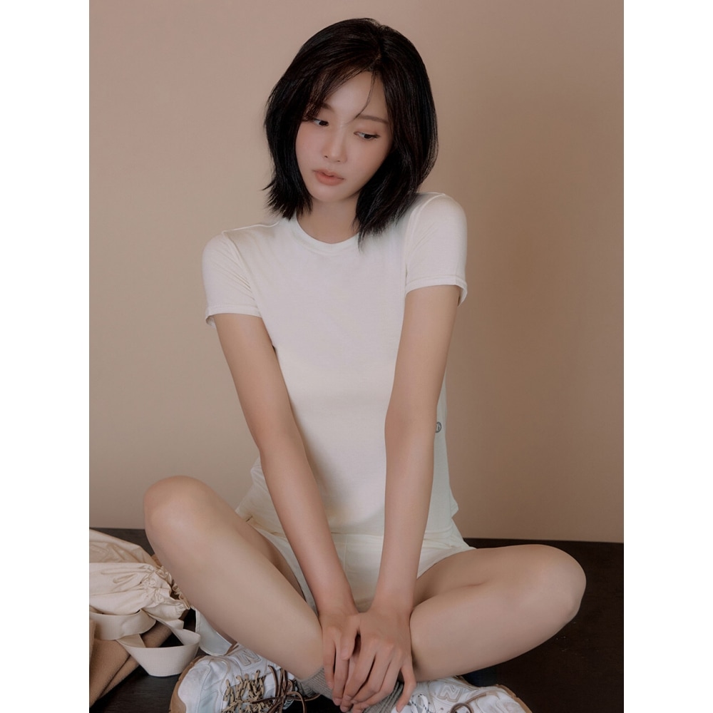 シティブリーズアクティブエアリーショートスリーブ T シャツアイボリー