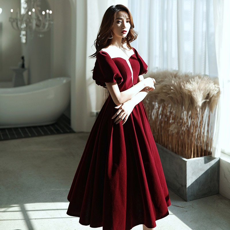 New type追加！ウェディングドレス ウエディングドレス 花嫁 カラードレス 安い カクテルドレス 演奏会 ミモレ丈ドレス 結婚式 イブニングドレス 二次会ドレス パーティードレス 発表会 成人式