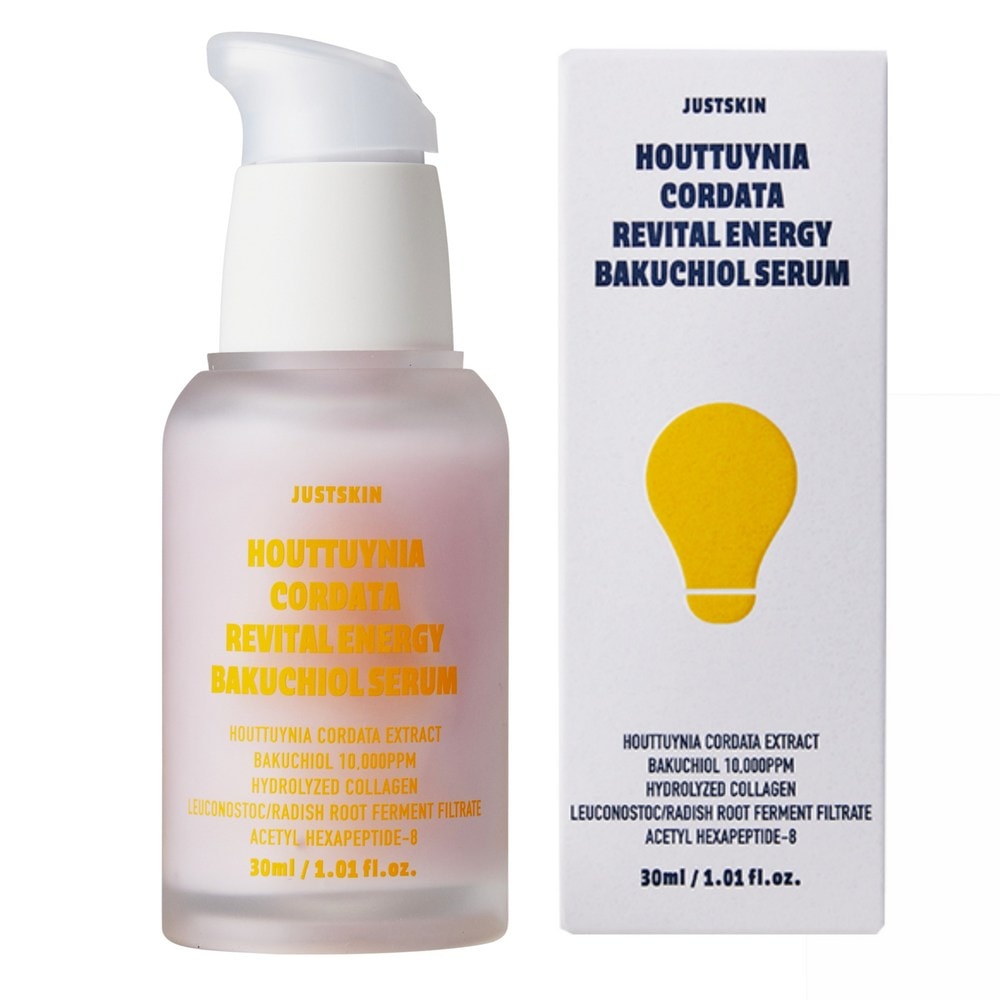 JUSTSKINジャストビーミードクダミリバイタルエナジーバクチオールセラム30ml1個