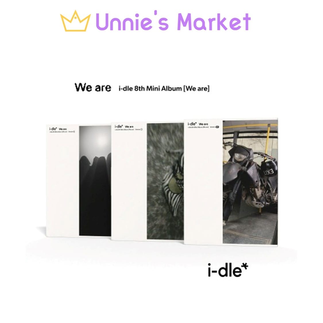 [SET] i-dle [We are] 8th Mini Album + Free Photocard 1EA(fan-made)