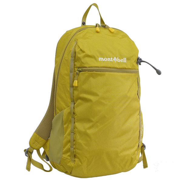 モンベル バッグ メンズ レディース リュック リュックサック バックパック ナイロン イエロー ガルワール パック 20 1133209YL mont-bell A4対応
