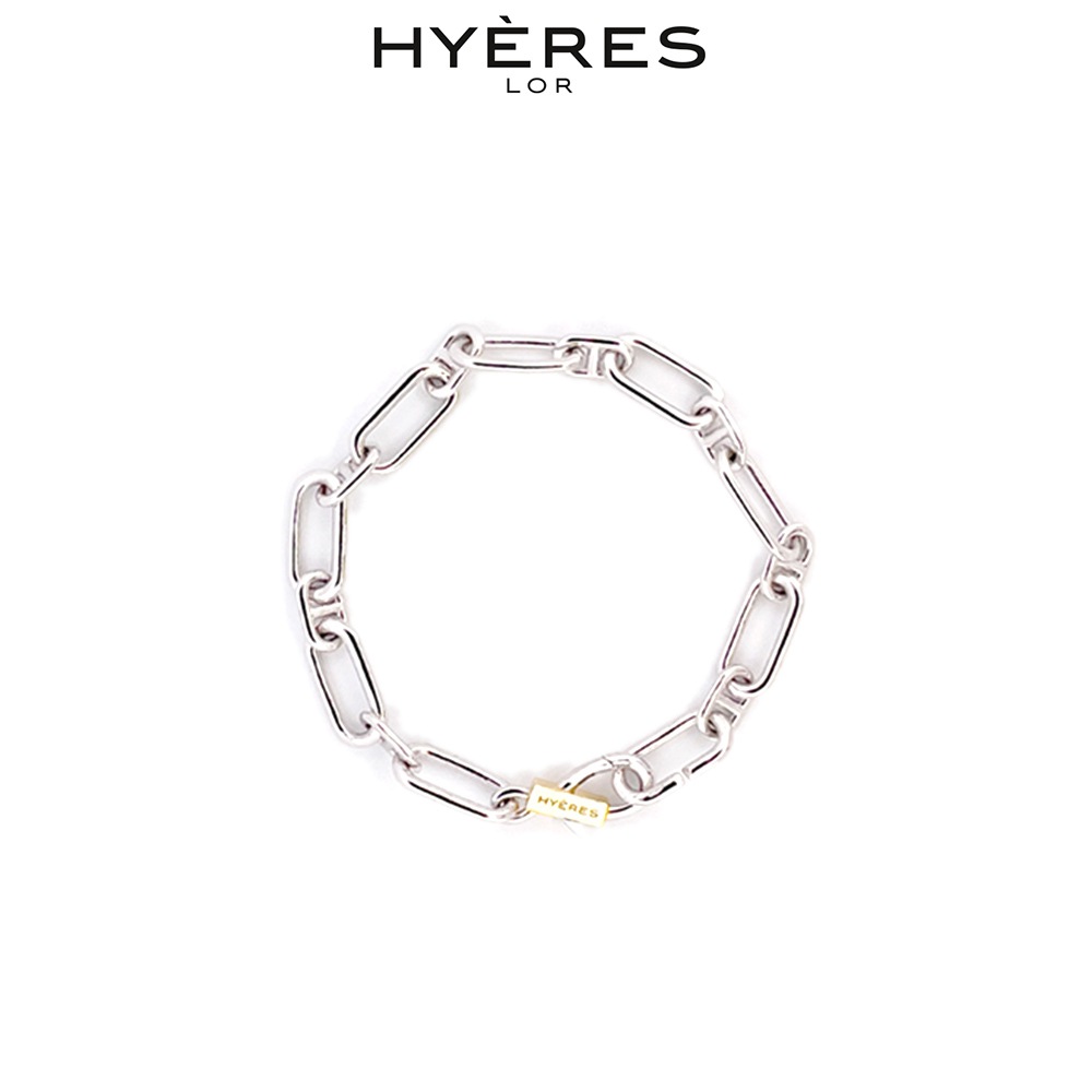 [HYERES LOR] H edition Silver(C) Elitte Link Chain Bracelet