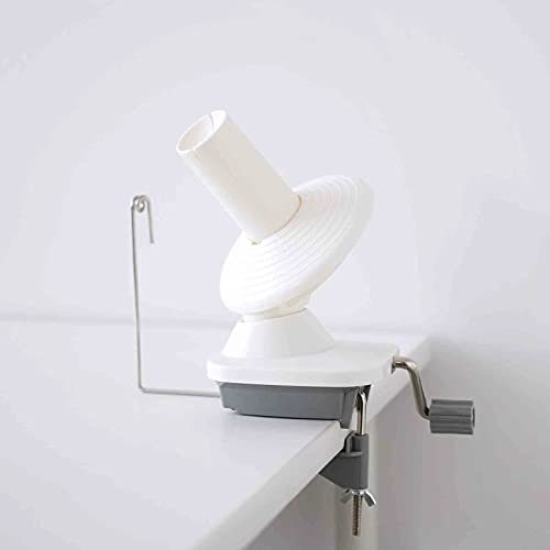 横田 ダルマ 編み物用具 玉巻き器 type2 01-8752 白/グレー