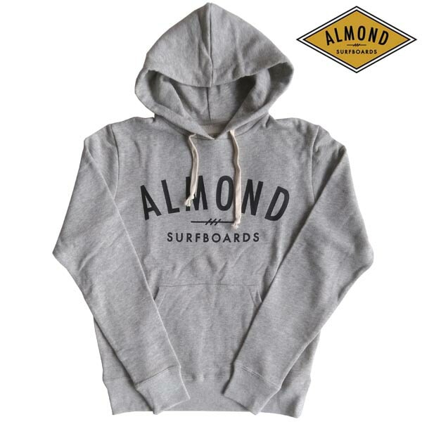 セール アーモンドサーフボードデザイン メンズ パーカー Fine Surfing Pull H.GREY ライフスタイルブランド Almond Surfboards & Design サーフ ブ
